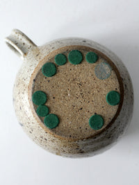 vintage studio pottery pitcher