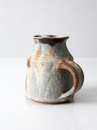 vintage studio pottery pitcher