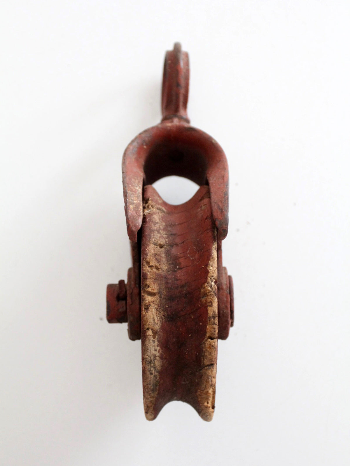antique F.E. Myers & Bro. knot passing barn hay pulley
