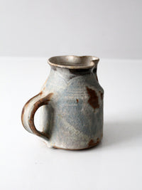 vintage studio pottery pitcher