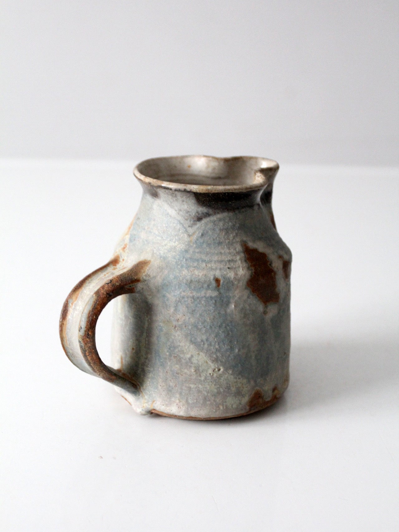 vintage studio pottery pitcher