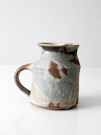 vintage studio pottery pitcher