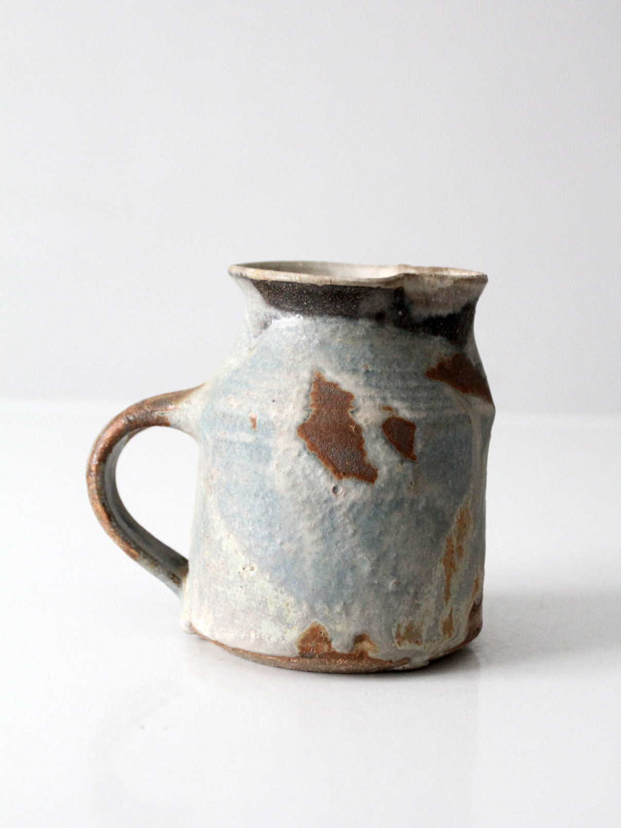 vintage studio pottery pitcher