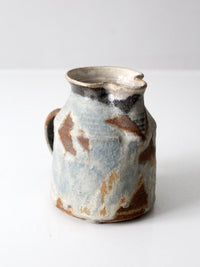 vintage studio pottery pitcher