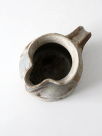 vintage studio pottery pitcher
