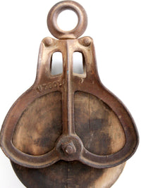antique Jamesway barn hay trolley pulley