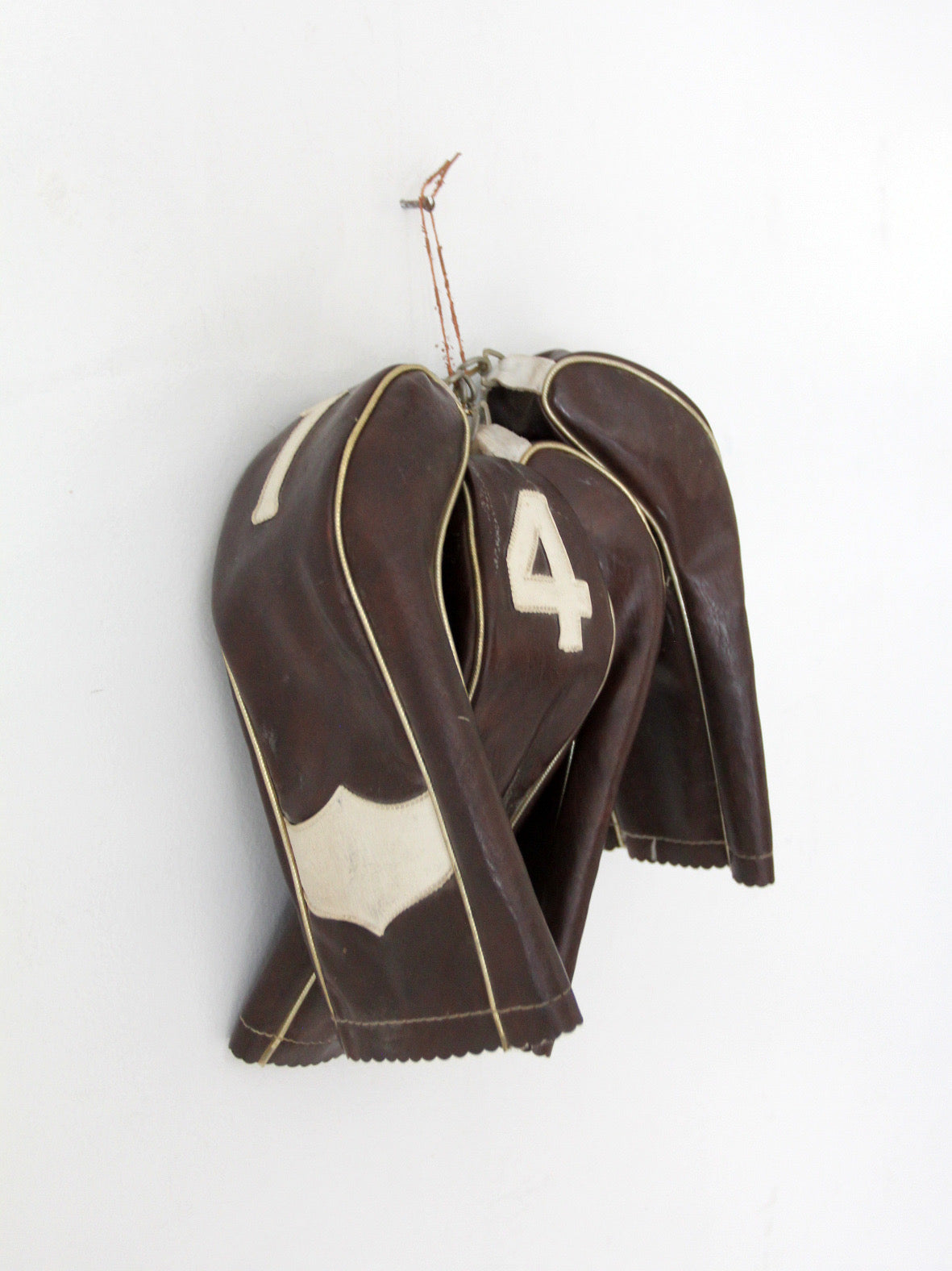 vintage 1950s golf club head covers | set of 4