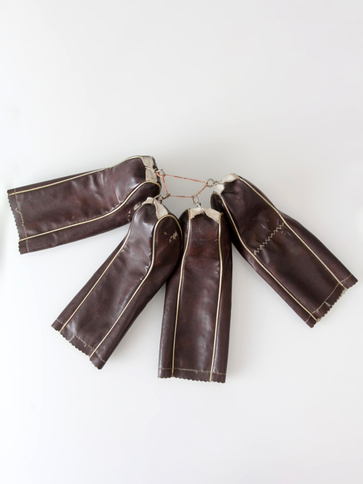 vintage 1950s golf club head covers | set of 4