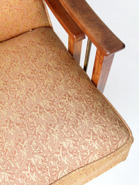 mid century modern swivel lounge chairs pair