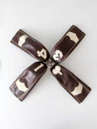 vintage 1950s golf club head covers | set of 4