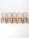 antique spindle back dining chairs set of 5