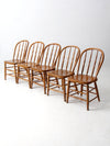 antique spindle back dining chairs set of 5