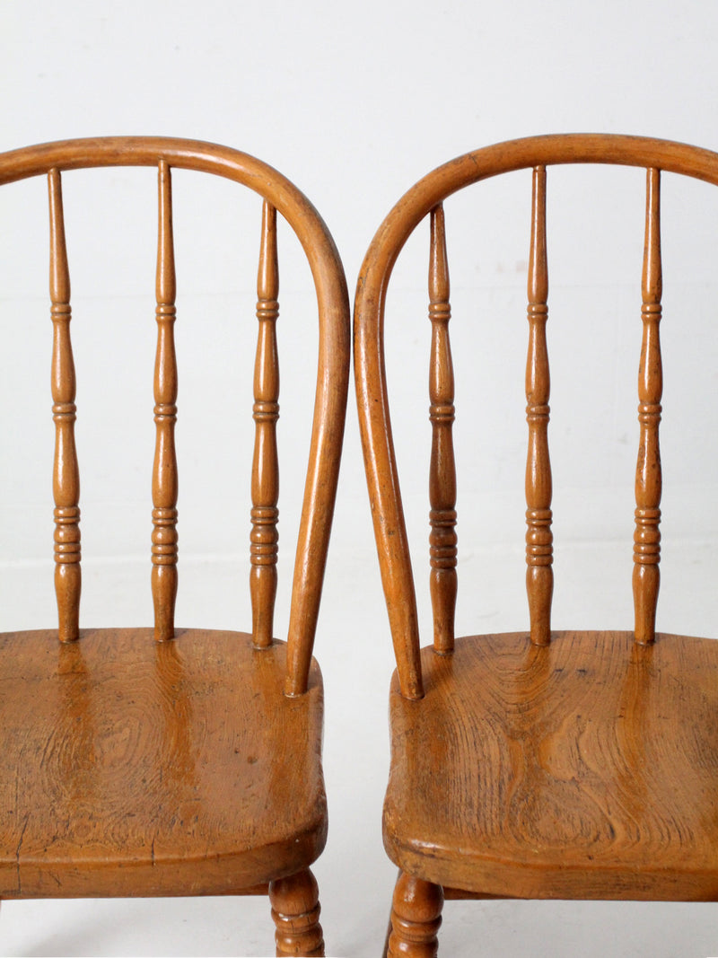 antique spindle back dining chairs set of 5