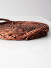 vintage wicker tray