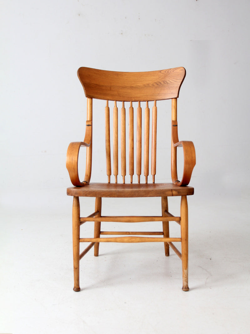 antique Arts and Crafts armchair