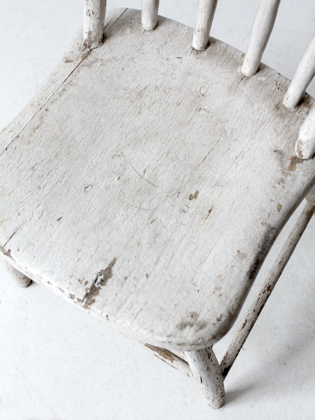 し*ー様 antique アンティーク ホワイトペイント スピンドルバック チェ antique white spindle back chair – 86 Vintage