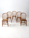 antique spindle back dining chairs set of 5