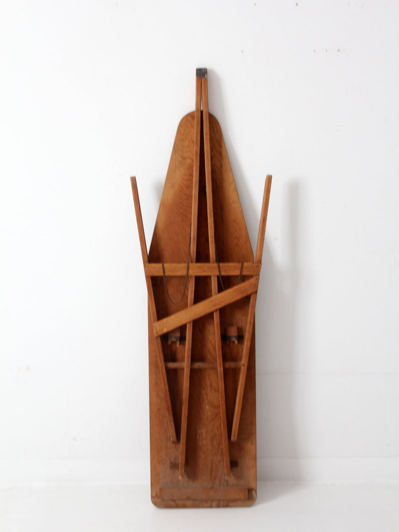 antique wooden ironing board