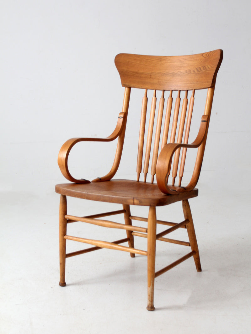 antique Arts and Crafts armchair