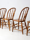 antique spindle back dining chairs set of 5