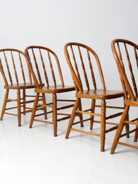 antique spindle back dining chairs set of 5