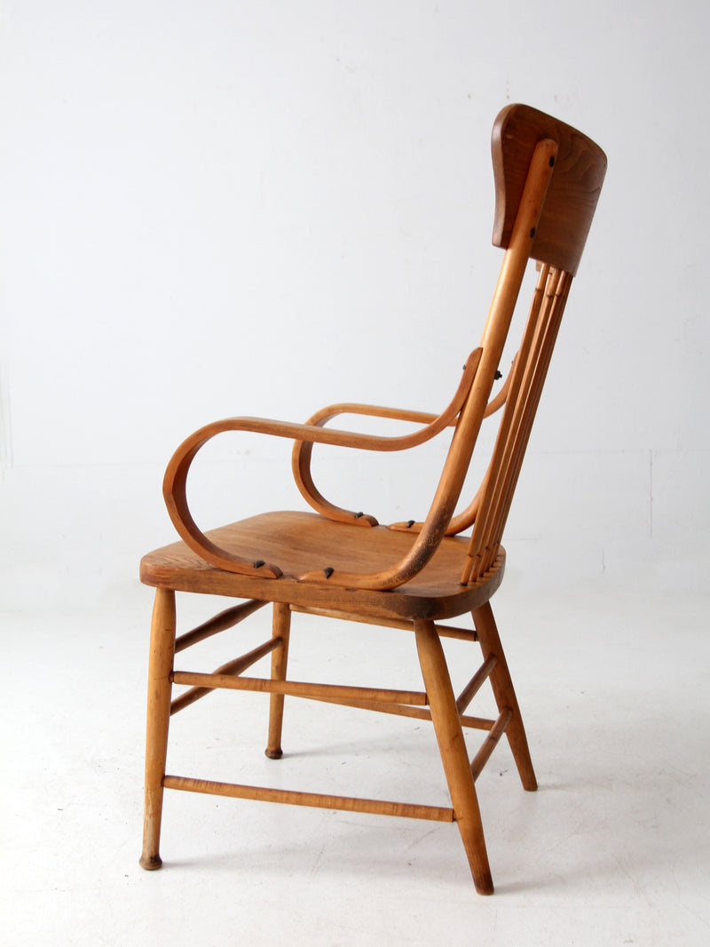 antique Arts and Crafts armchair