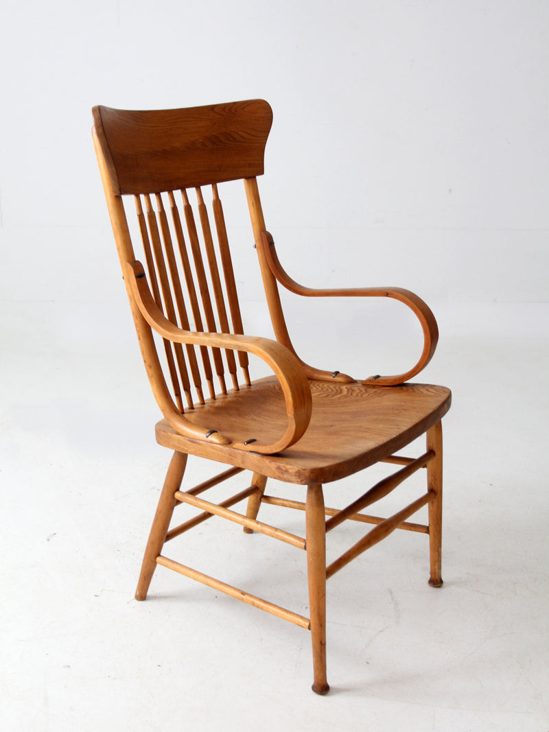 antique Arts and Crafts armchair