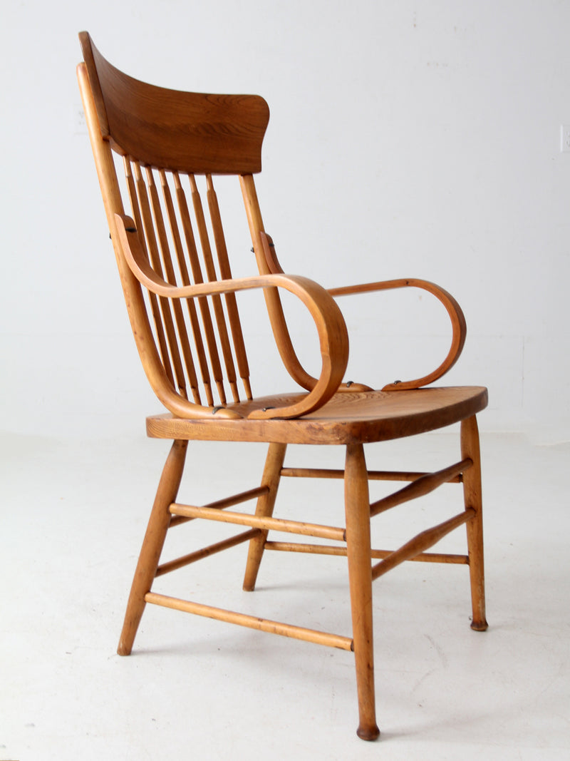 antique Arts and Crafts armchair