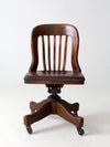 vintage Kendrick swivel bankers desk chair