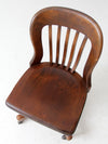 vintage Kendrick swivel bankers desk chair