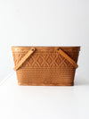 vintage picnic basket