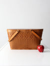 vintage picnic basket