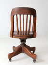 vintage Kendrick swivel bankers desk chair