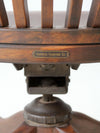 vintage Kendrick swivel bankers desk chair