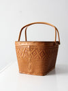 vintage picnic basket