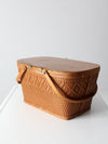 vintage picnic basket