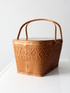 vintage picnic basket