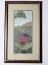 Warren Kimble folk art prints: Brandon Barn & Brandon House