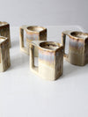 vintage Rodolfo Padilla pottery mugs set of 5