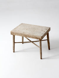 antique painted primitive farmhouse stool