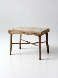 antique painted primitive farmhouse stool