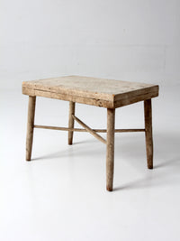 antique painted primitive farmhouse stool