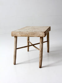 antique painted primitive farmhouse stool