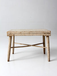 antique painted primitive farmhouse stool