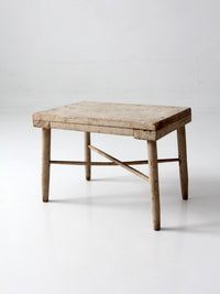 antique painted primitive farmhouse stool