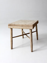 antique painted primitive farmhouse stool