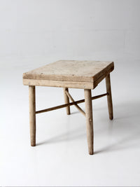 antique painted primitive farmhouse stool