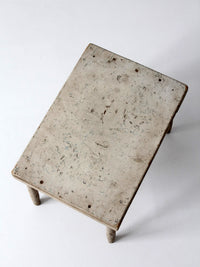 antique painted primitive farmhouse stool