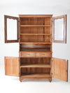 antique step-back hutch