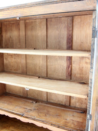 antique step-back hutch